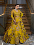 Mustard Bloom Embroidered Lehenga Set