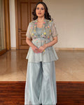 Celeste Bloom Peplum Co-ord Set