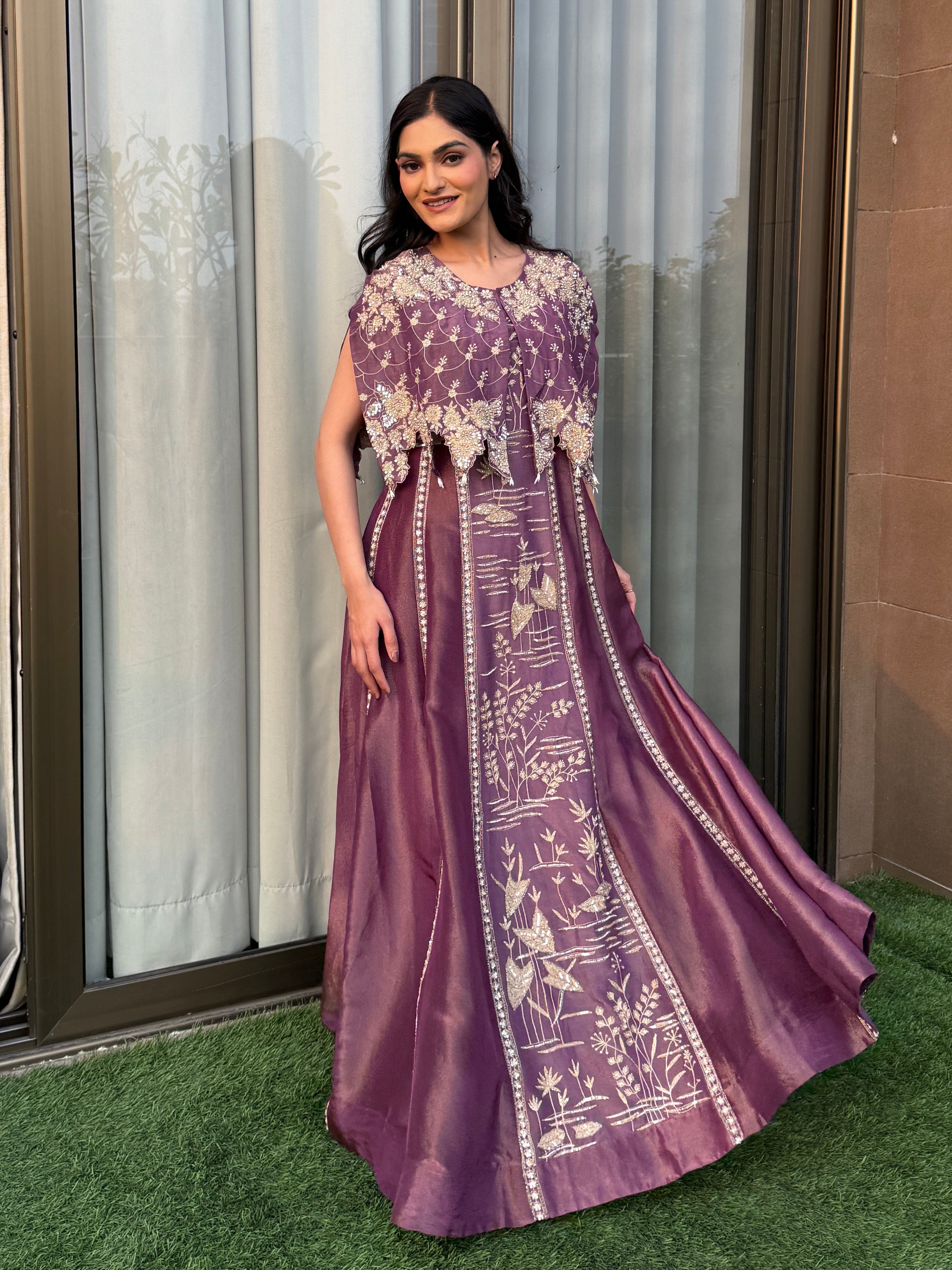 Lavender Luxe Evening Gown
